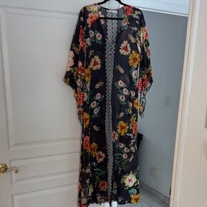 Johnny Was: Floral Beach Kimono/Coverup